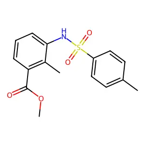Methyl 2-Methyl-3-(4-methylphenylsulfonamido)benzoate structure