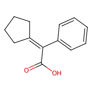 2-环戊亚基-2-苯基乙酸 structure