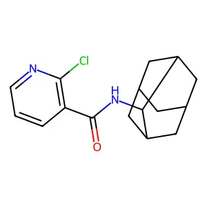 N-Adamantan-2-yl-2-chloro-nicotinamide structure