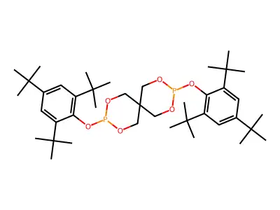 双(2,4,6-三叔丁基苯基)季戊四醇二亚磷酸酯 structure