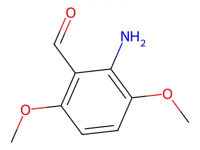 2-Amino-3,6-dimethoxybenzaldehyde structure