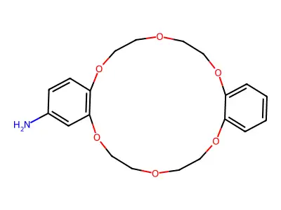 4'-Aminodibenzo-18-crown-6 structure