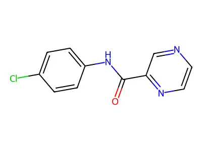 N-(4-氯苯基)吡嗪-2-甲酰胺 structure