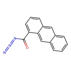 Anthracene-1-carbonyl azide structure