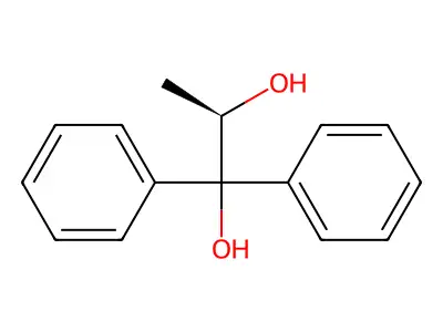 (2R)-1,1-diphenylpropane-1,2-diol structure