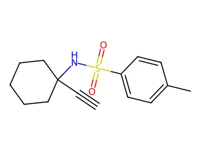 N-(1-ethynylcyclohexyl)-4-methylbenzenesulfonamide structure