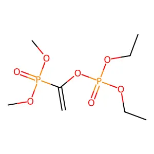 Phosphonic acid, 1-(hydroxyvinyl)-, dimethyl ester, diethyl phosphate structure