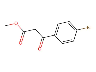 Methyl 3-(4-bromophenyl)-3-oxopropanoate structure