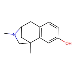 (+)-Aphanorphine structure