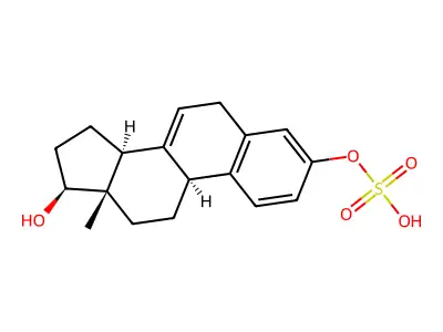 17-Dihydroequilin 3-sulfate structure