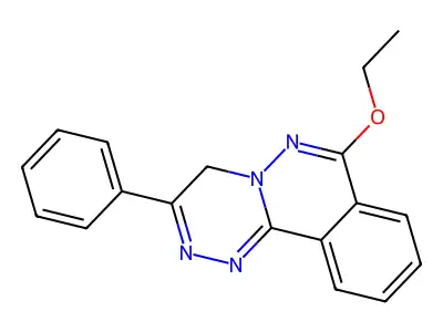 4H-(1,2,4)Triazino(3,4-a)phthalazine, 7-ethoxy-3-phenyl- structure