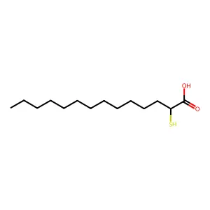 2-Mercaptotetradecanoic acid structure