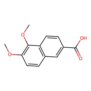 5,6-Dimethoxy-2-naphthoic acid structure
