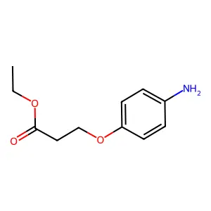 Ethyl 3-(4-aminophenoxy)propanoate structure