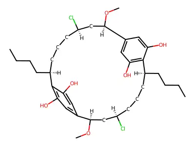 Nostocyclophane D structure