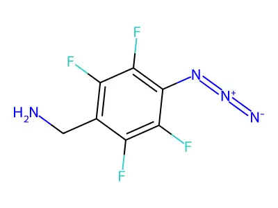 Benzenemethanamine, 4-azido-2,3,5,6-tetrafluoro- structure