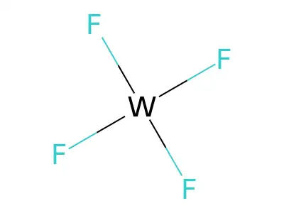 四氟化钨 structure