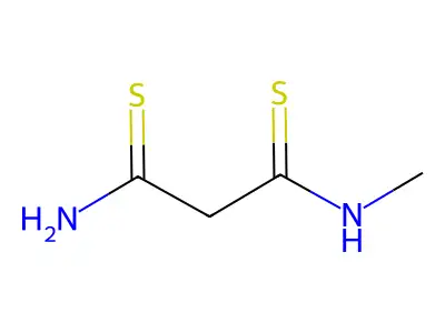 N-methylpropanedithioamide structure