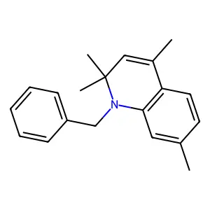 1-Benzyl-2,2,4,7-tetramethyl-1,2-dihydroquinoline structure