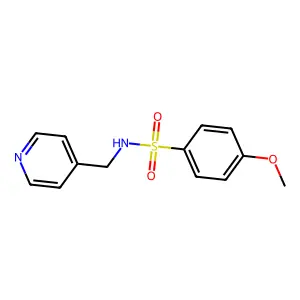 4-Methoxy-N-(4-pyridinylmethyl)benzenesulfonamide structure