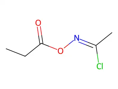(1-Chloroethylideneamino) propanoate structure