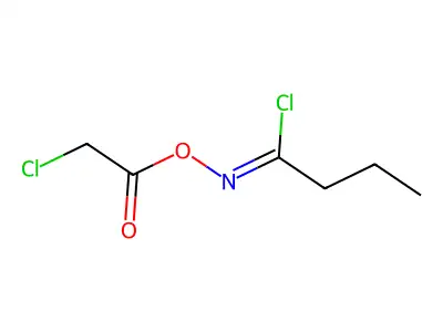 (1-Chlorobutylideneamino) 2-chloroacetate structure