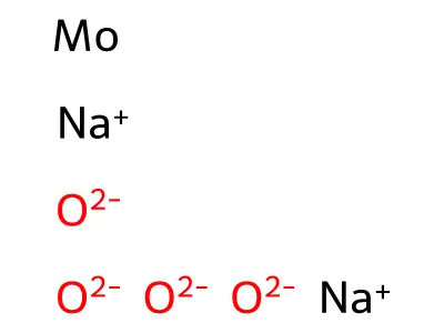 Molybdenum sodium oxide structure