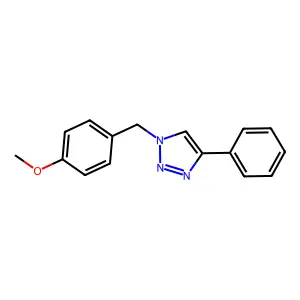 1-(4-Methoxybenzyl)-4-phenyl-1H-1,2,3-triazole structure