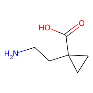 1-(2-Aminoethyl)cyclopropanecarboxylic acid structure