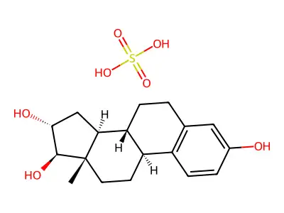 硫酸雌三醇 structure