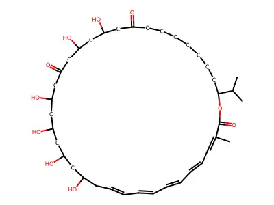 Roseofungin structure