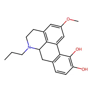 2-Methoxy-N-n-propylnorapomorphine structure