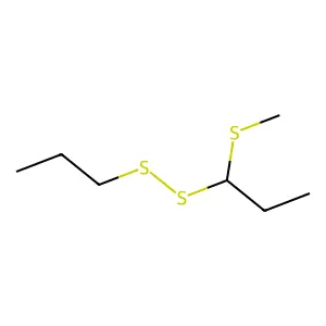 1-(Methylthio)propyl propyl disulfide structure