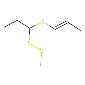 甲基-1-(1-丙烯硫基)丙基二硫醚 structure
