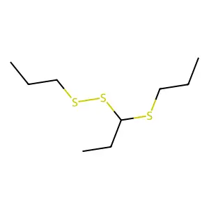 Propyl 1-(propylthio)propyl disulfide structure