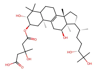 束丝酸B structure
