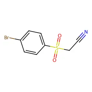 2-(4-Bromobenzenesulfonyl)acetonitrile structure