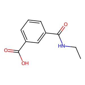 3-(乙氨基甲酰基)苯甲酸 structure
