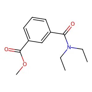 Methyl 3-(diethylcarbamoyl)benzoate structure