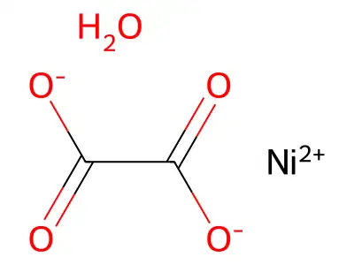 nickel(II) oxalate dihydrate structure