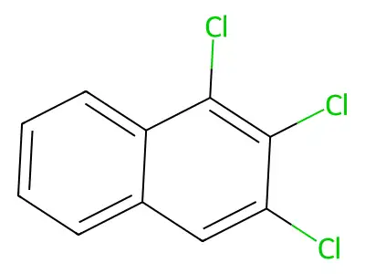 Trichloronaphthalene structure