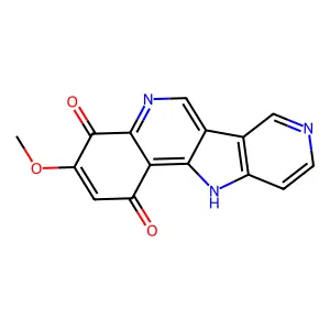 1H-Pyrido(3',4':4,5)pyrrolo(3,2-c)quinoline-1,4(11H)-dione, 3-methoxy- structure