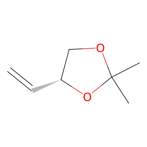 (4R)-4-ethenyl-2,2-dimethyl-1,3-dioxolane structure