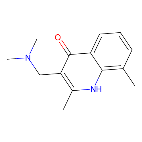 3-[(Dimethylamino)methyl]-2,8-dimethylquinolin-4-ol structure