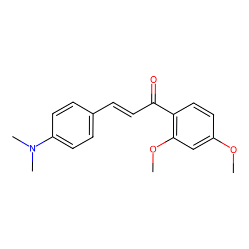 Chalcone, 4-(dimethylamino)-2',4'-dimethoxy- structure