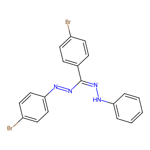 (NE,Z)-4-Bromo-N-[(4-bromophenyl)imino]-N'-(phenylamino)benzene-1-carboximidamide structure