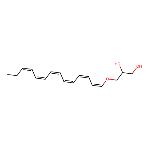3'-(Tetradeca-1,3,5,7,9,11-hexaenyloxy)propane-1,2-diol structure
