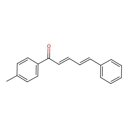 1-(4-Methylphenyl)-5-phenyl-2,4-pentadien-1-one structure
