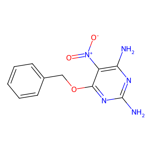 6-Benzyloxy-5-nitro-pyrimidine-2,4-diamine structure