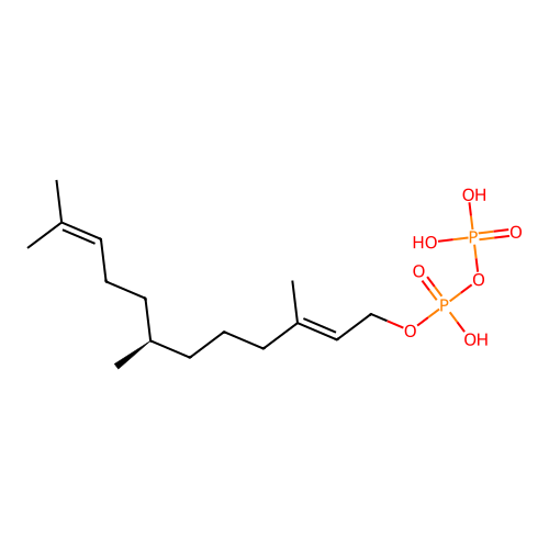 6,7-Dihydrofarnesyl pyrophosphate structure